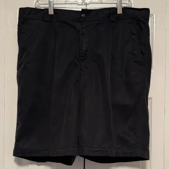 Tommy Bahama Mens RipStop Lyocell/Cotton Shorts Black Size 38W - Picture 1 of 5